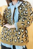 Blair Leopard Cardigan Camel /23=